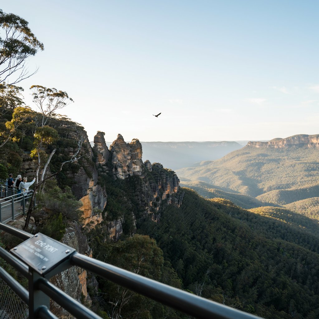 Echo Point Lookout in the Blue Mountains