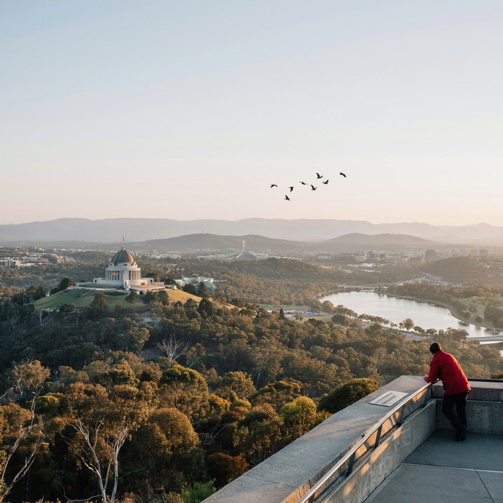 Mount Ainslie Lookout in Canberra